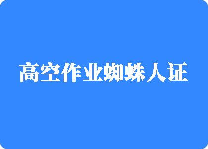 美女肏B视频真人在线看高空作业蜘蛛人证